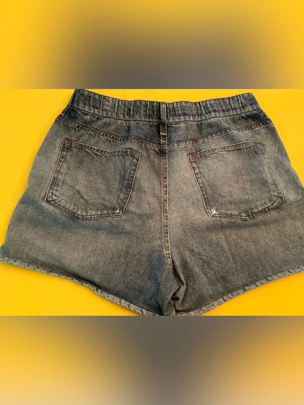 Rag & Bone Miramar Jean denim shorts sz large - Picture 3 of 3
